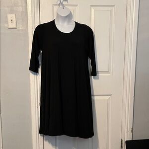Joan Vass Elegant Black Dress